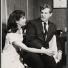 Lois Nettleton and Bob Cummings in the stage production The Wayward Stork