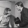 Arlene Golonka and Bob Cummings in the stage production The Wayward Stork
