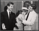 Bob Cummings, Arlene Golonka and Gary Pillar in the stage production The Wayward Stork