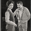 Kathleen Widdoes and Robert Preston in rehearsal for the stage production We Take the Town