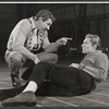 Robert Preston and John Cullum in rehearsal for the stage production We Take the Town
