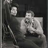 Carmen Alvarez and Robert Preston in rehearsal for the stage production We Take the Town
