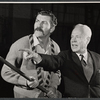 Robert Preston and unidentified in rehearsal for in the stage production We Take the Town