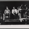 John Cullum, Robert Preston, Carmen Alavarez [center] and unidentified others in the stage production We Take the Town