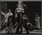 Robert Preston, Carmen Alavarez [center] and unidentified others in the stage production We Take the Town