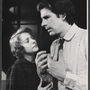 Dolores Sutton and James Naughton in the stage production The Web and the Rock