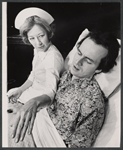 Bella Jarrett and David Clennon in the stage production Welcome to Andromeda and Variety Obit