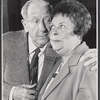 Paul Ford and Philippa Bevans in rehearsal for the stage production What Did We Do Wrong?