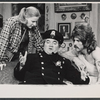 Jane Sanford, Kenneth McMillan and Gabriel Dell in the stage production Where Do We Go From Here?