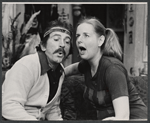 Gabriel Dell and Jane Sanford in the stage production Where Do We Go From Here?