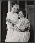 Joyce Bulifant and Ruth White in the stage production Whisper to Me