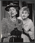 Mary Finney and Dorothy Sands in the stage production Whisper to Me