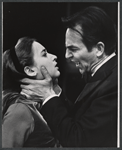 Maria Tucci and Paul Stevens in the stage production The White Devil
