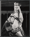 Mitchell Ryan and Salome Jens in the stage production The Winter's Tale