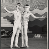 Gretchen Wyler and unidentified in the stage production Wonder World