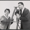 Earle Hyman and unidentified in rehearsal for the stage production The Worlds of Shakespeare