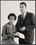 Vinie Burrows and Earle Hyman in rehearsal for the stage production The Worlds of Shakespeare