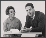 Vinie Burrows and Earle Hyman in rehearsal for the stage production The Worlds of Shakespeare