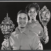 Earle Hyman and Vinie Burrows in the stage production The Worlds of Shakespeare