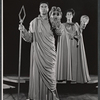 Earle Hyman and Vinie Burrows in the stage production The World of Shakespeare