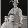 Earle Hyman and Vinie Burrows in the stage production The Worlds of Shakespeare