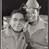 Earle Hyman and Vinie Burrows in the stage production The Worlds of Shakespeare
