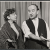 Jeanne Asch and Eli Mintz in the stage production A Worn in Horseradish