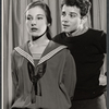 Barbara Dana and Joseph Ragno in the stage production A Worm in Horseradish