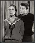 Barbara Dana and Joseph Ragno in the stage production A Worm in Horseradish