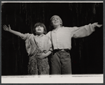 Peter Falzone and Steve Sanders in the stage production of The Yearling