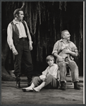 Robert Goss, Steve Sanders and David Wayne in the stage production The Yearling