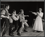Barbara Woodell and unidentified others in the stage production The Young Abe Lincoln
