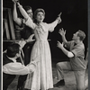 Barbara Woodell and unidentified others in the stage production The Young Abe Lincoln