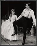 Barbara Woodell and Ralston Hill in the stage production The Young Abe Lincoln