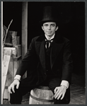Ralston Hill in the stage production The Young Abe Lincoln