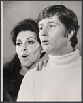 Gary Krawford and unidentified in rehearsal for the 1968 tour of the stage production Zorba
