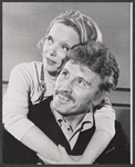 Barbara Baxley and John Raitt in rehearsal for the 1968 tour of the stage production Zorba