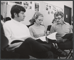 Gary Krawford, Barbara Baxley and John Raitt in rehearsal for the 1968 tour of the stage production Zorba