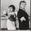 Gary Krawford and John Raitt in rehearsal for the 1968 tour of the stage production Zorba
