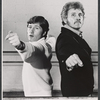 Gary Krawford and John Raitt in rehearsal for the 1968 tour of the stage production Zorba