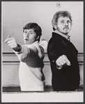 Gary Krawford and John Raitt in rehearsal for the 1968 tour of the stage production Zorba