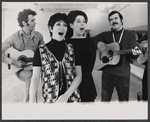 Chita Rivera [center] and unidentified others in the 1968 tour of the stage production Zorba