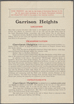 There will be Sold at Public Auction 193 High Grade Lots situated Garrison Heights 23d Ward, Borough of Bronx