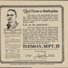 To-Day is the Day of the Claflin Estate Sale. Absolute Public Auction, 471 University Heights Lots.