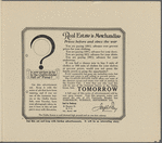 To-Day is the Day of the Claflin Estate Sale. Absolute Public Auction, 471 University Heights Lots.