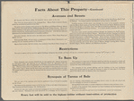 Auction Sale of Morris Park Race Trac, Bronx Borough, New York City. Consisting of 3019 Lots, Several Dwellings and other Buildings under Approval of the Supreme Court by agreement with the Banking Department of the State of New York, Liquidators of the Carnegie Trust Co. and the North Bank of NY