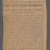 Auction Sale of Morris Park Race Trac, Bronx Borough, New York City. Consisting of 3019 Lots, Several Dwellings and other Buildings under Approval of the Supreme Court by agreement with the Banking Department of the State of New York, Liquidators of the Carnegie Trust Co. and the North Bank of NY