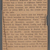 Auction Sale of Morris Park Race Trac, Bronx Borough, New York City. Consisting of 3019 Lots, Several Dwellings and other Buildings under Approval of the Supreme Court by agreement with the Banking Department of the State of New York, Liquidators of the Carnegie Trust Co. and the North Bank of NY