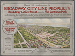 Map of 197 Lots known as the Broadway City Line Property, Broadway & 262nd St opposite Van Cortlandt Park and running through the boundary  line of New York City
