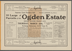 Ogden Estate, Partition Sale. 10 Large Parcels of Water Front Property, Harlem River, Borough of the Bronx, New York City.